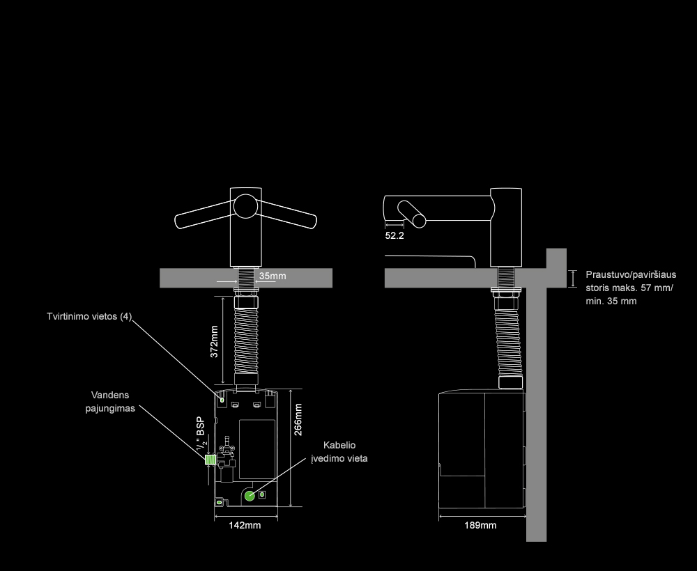 Dyson Airblade Tap Short hand dryer internal specifications